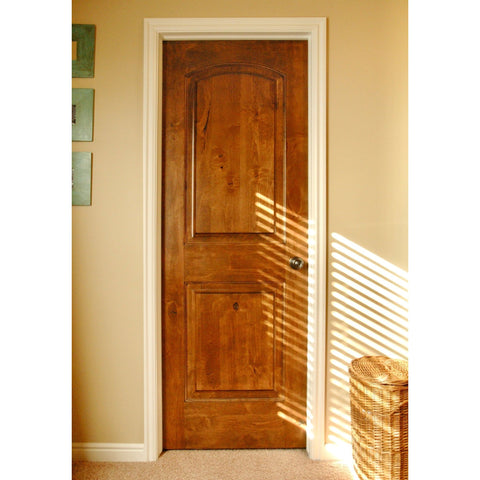 Exterior and Interior Knotty Alder Wood Doors with Glass | Krosswood ...