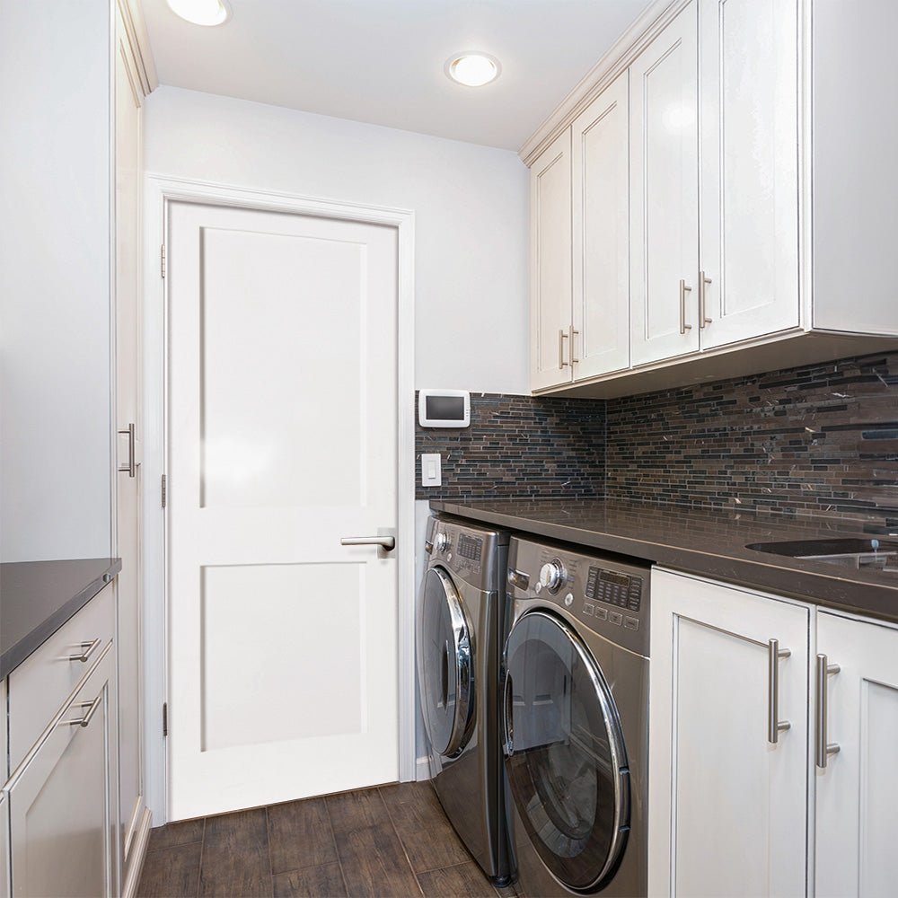 Shaker 2 Panel Primed MDF Interior Door - Krosswood