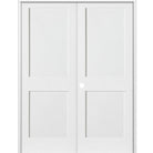 Shaker MDF 2 Panel Interior Double Door - Krosswood